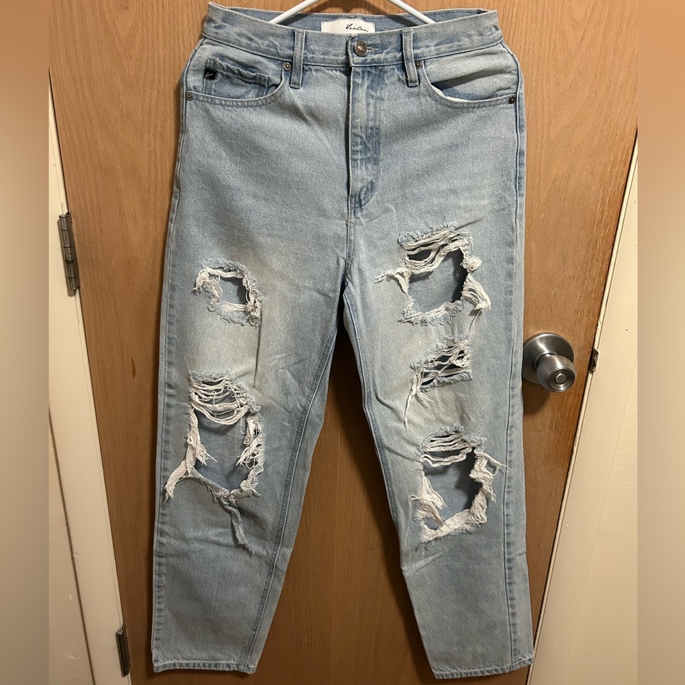 Women’s Ripped Blue Jeans